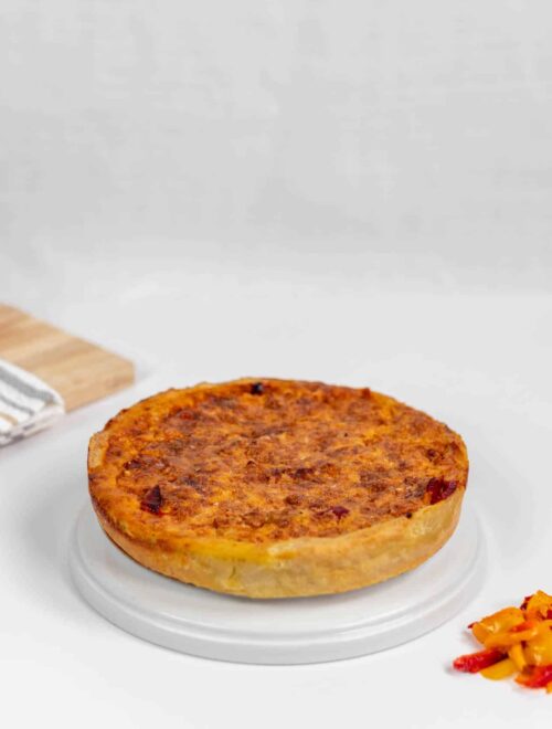 קיש גבינות ופלפלים (בהקפאה)