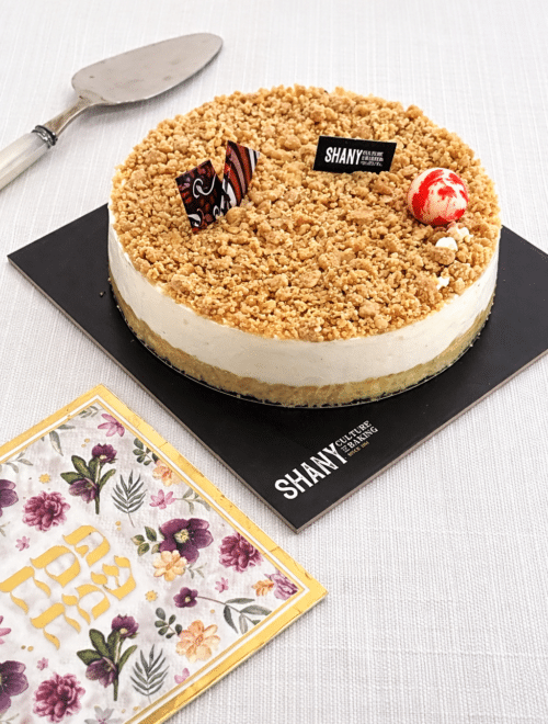 טורט גבינה פירורים כשל״פ – קוטר 20 – אספקה החל מ27/3