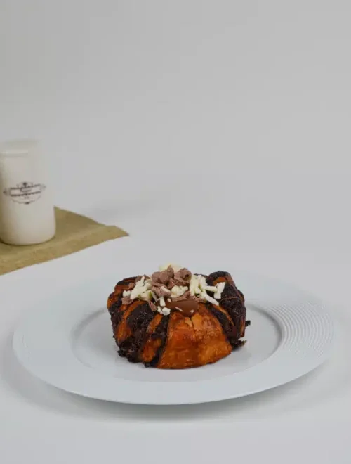 מאפה שוקולד מקופלת